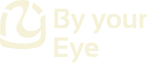 By Your Eye light color logo